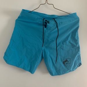 Men’s Alphalete Aqua Blue Board Shorts